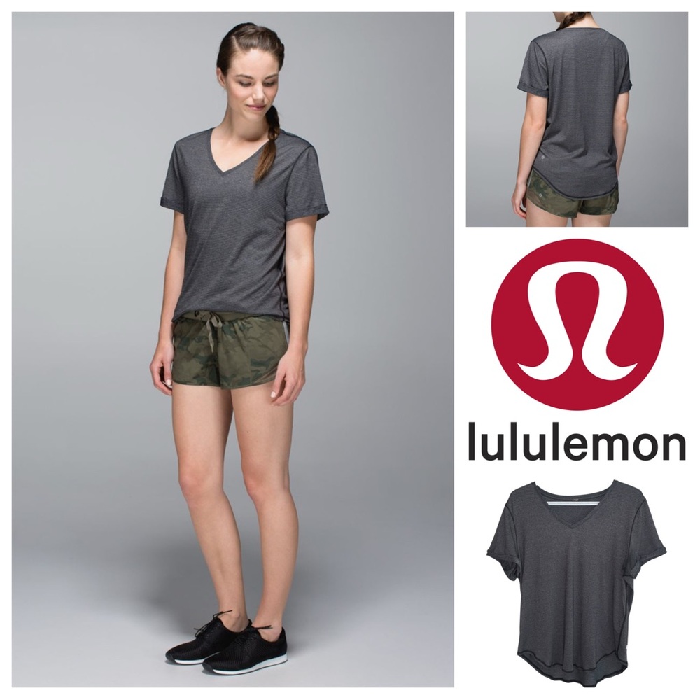 50% OFF MOVING SALE Lululemon B.F.T.
Heathered Black BFT Boyfriend Tee